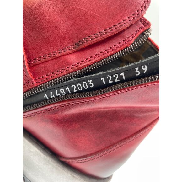 FLY London SIAS812 Women's NEW Soft-Toe Boot Red EU Size 39 NIB - Picture 10 of 11